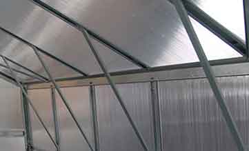 Hot dipped galvanized steel structure