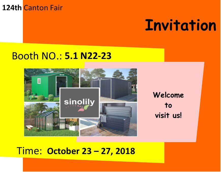 Welcome to visit us at the 124th Canton Fair!